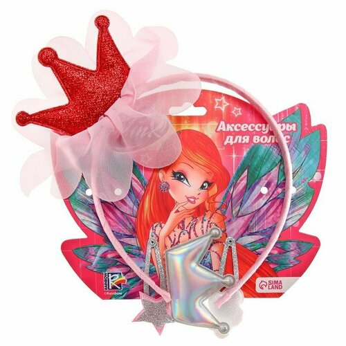 Аксессуары для волос 4 штуки ободок и заколки комплект из 12 шт 2508₽