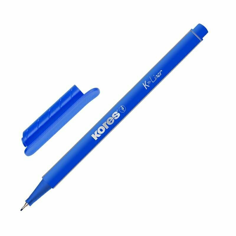 Линер Kores синий толщина линии 0.4 мм, 1650220