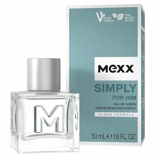 Mexx Мужской Simply For Him Туалетная вода (edt) 50мл mexx simply for her туалетная вода 40 мл для женщин