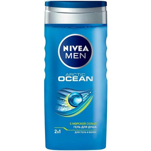 Гель для душа Nivea Men Arctic Ocean 2в1 250мл х 2шт гель для душа nivea men гель для душа 2в1 ocean для тела и волос