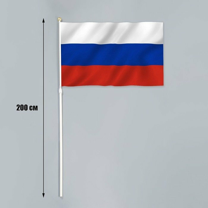 Подарки Раздвижное древко для флага из пластика (200 см)