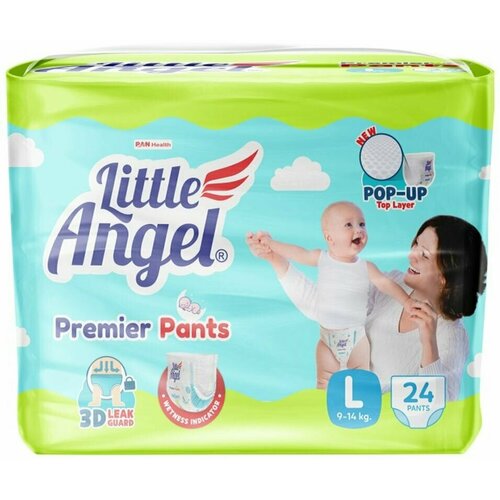 Подгузники-трусики Little Angel Premier 4 L 8-10кг 37-51см 24шт 1шт