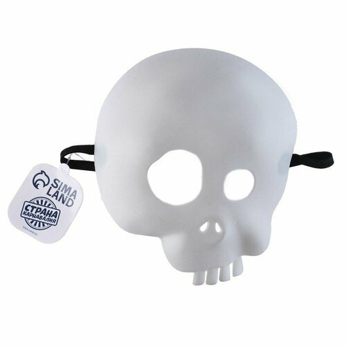фото Карнавальная маска «череп» (комплект из 8 шт) нет бренда