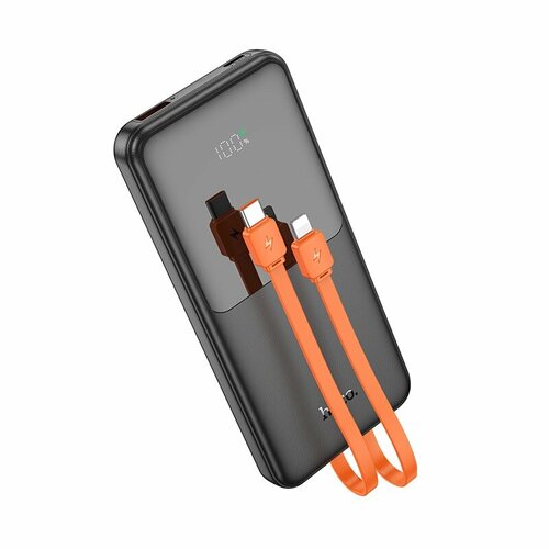 Аккумулятор внешний универсальный Hoco J119A 20000 mAh Sharp charger PD225WQC30 power bank USB5V-3A Type-C 5V-3A Черный 1990₽