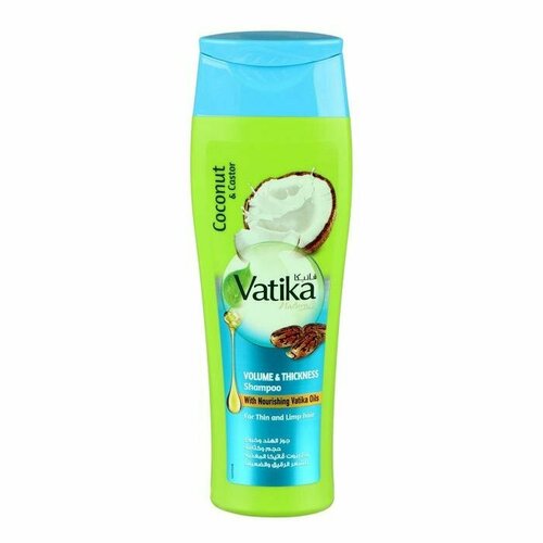 Шампунь для волос Dabur VATIKA Naturals Volume & Thickness для придания объёма, 200 мл (комплект из 4 шт) dabur vatika масло для волос с кокосом объем и толщина 200 мл бутылка