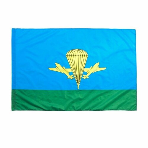 Флаг ВДВ, 90 х 135 см, полиэфирный шёлк (комплект из 4 шт)