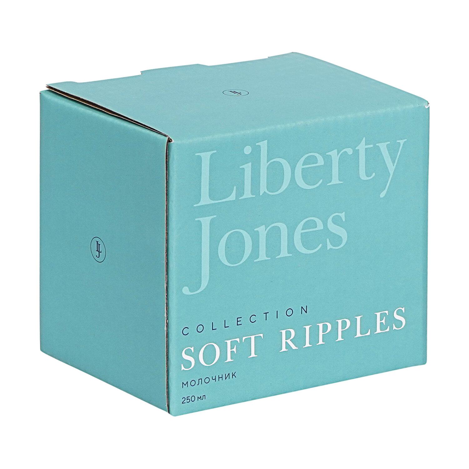 Молочник 250 мл Soft Ripples, Dual Glazing для молока сливок соуса фарфоровый белый Liberty Jones LJ00008