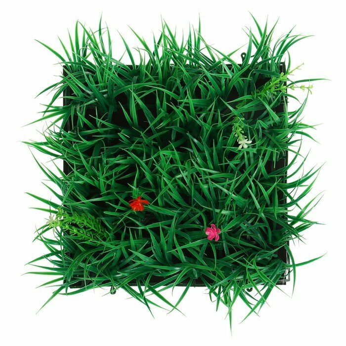 Декоративная панель 25 × 25 см «Цветочный луг» Greengo (комплект из 5 шт)