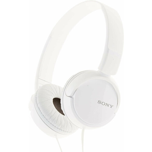 Гарнитура мониторные Sony MDR-ZX110LP 12м белый проводные 307000₽