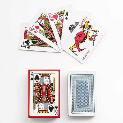 карты игральные бумажные классика король 54 шт 8 8 х 5 7 см микс Карты игральные бумажные Классика. Король, 54 шт, 8.8 х 5.7 см, микс (комплект из 29 шт)