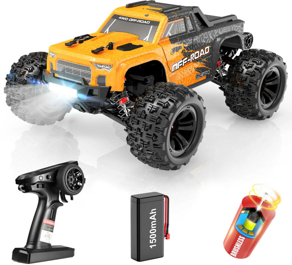 Радиоуправляемый внедорожник MJX Hyper Go 4WD Brushless MEW4 Truck 1:16 - MJX-M163 (MJX-M163)