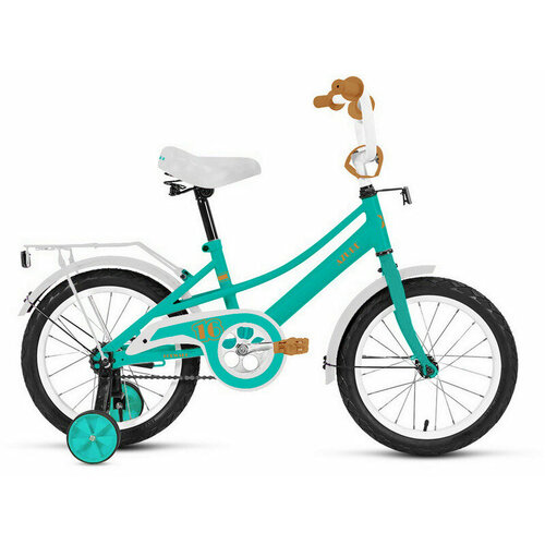 фото Детский велосипед forward azure 16, год 2023, цвет зеленый-голубой