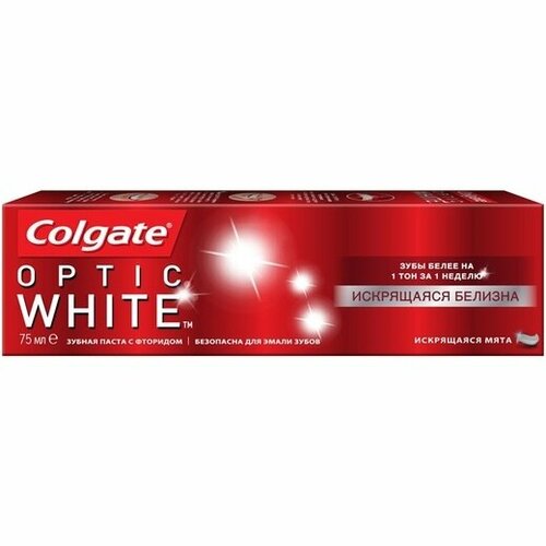 Зубная паста Colgate Optic White, 75 мл паста зуб colgate optic white 75мл