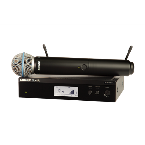 SHURE BLX24RE/B58 M17 вокальная рековая радиосистема с ручным передатчиком Beta58