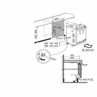 Встраиваемый холодильник однодверный Liebherr - фото №20