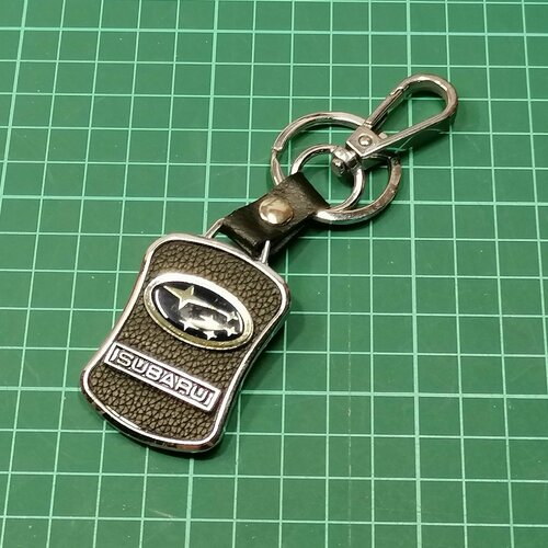 Брелок, Subaru, серебряный