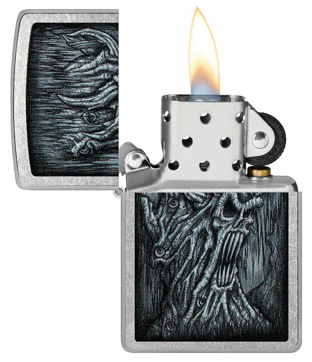 Зажигалка бензиновая Zippo 48681 Evil Tree - фотография № 11