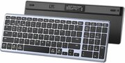 Клавиатура беспроводная UGREEN KU005 (15956) 2.4GHz Bluetooth 5.0 Ultra Slim Wireless Keyboard. Цвет: серебристый