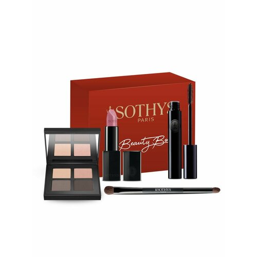 Sothys, Подарочный набор декоративной косметики Make-Up Box Идеальный нюдовый макияж 4 предмета