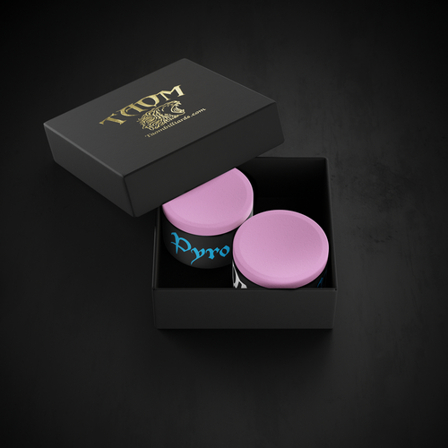 Бильярдный мел Taom Pyro Limited Edition в индивидуальной упаковке (розовый), 2 шт