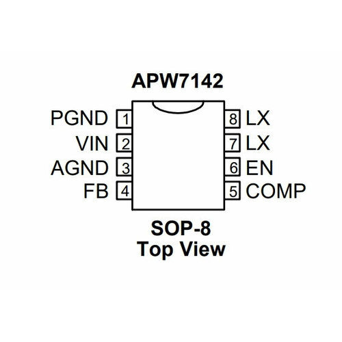 Микросхема APW7142 3шт микросхема микроконтроллер pic12f675 i sn so8