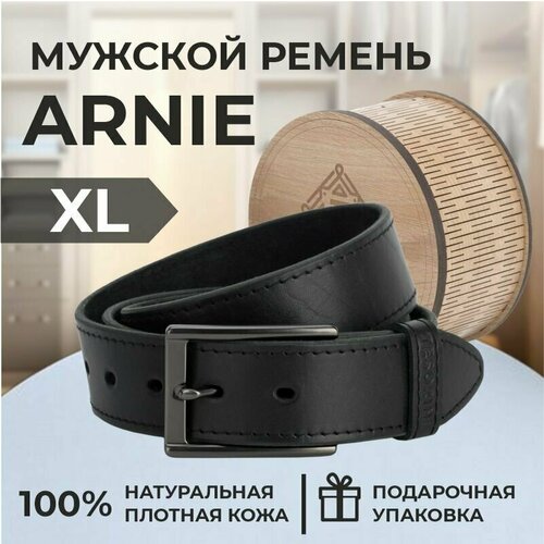 фото Ремень tesorini, размер 4, черный