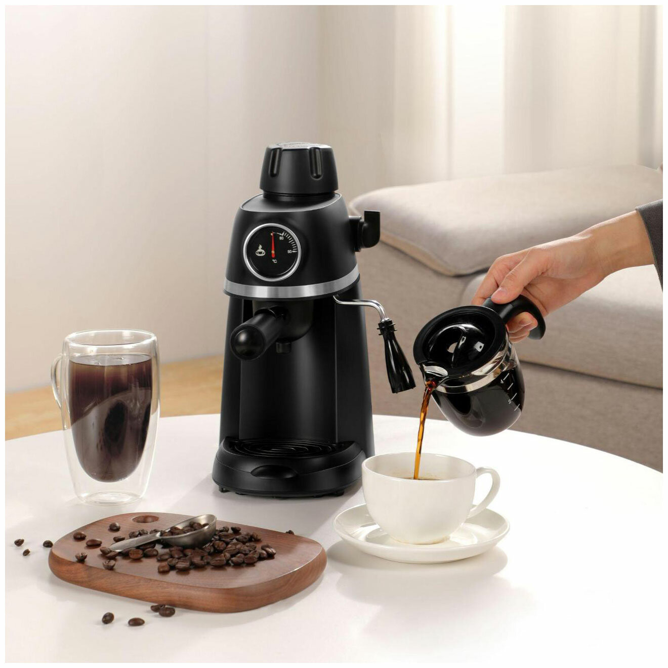 Кофемашина Kyvol Espresso Drip Coffee EDC CM-PM240A - фото №15