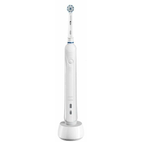 Электрическая зубная щетка Oral-B PRO 1 Sensitive Clean D165131U белый 1037500₽