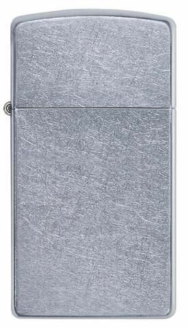 Зажигалка бензиновая Slim Zippo 1607 Street Chrome