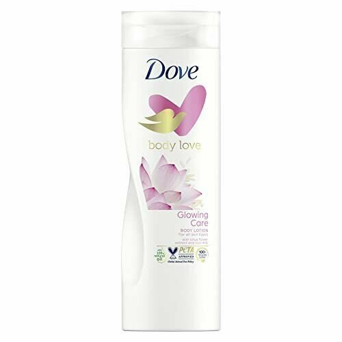 Лосьон для тела Dove Body Glowing Care с экстракт цветков лотоса и рисовым молочком 400 мл (Из Финляндии)