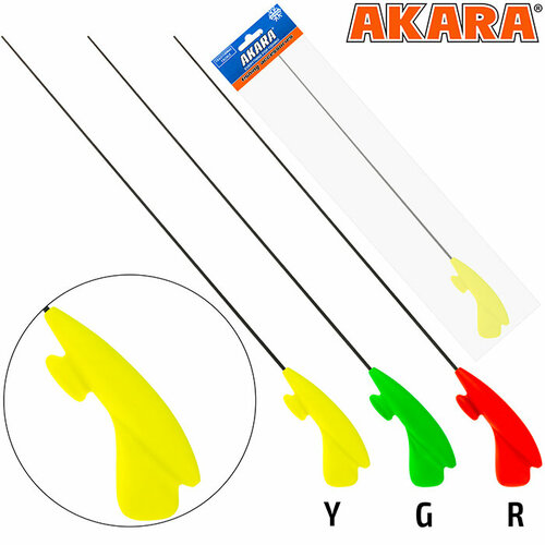 фото Удочка зимняя akara lucky punch m 377 (3,0-15,0) yellow
