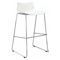 Стул барный LEAF-06 белый