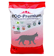 Наполнители Eco Premium Алоэ / Наполнитель Эко Премиум для кошачьего туалета Древесный Комкующийся с ароматом Алое