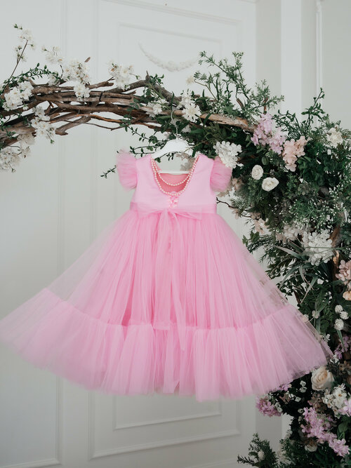 Платье, размер 110-116, розовый