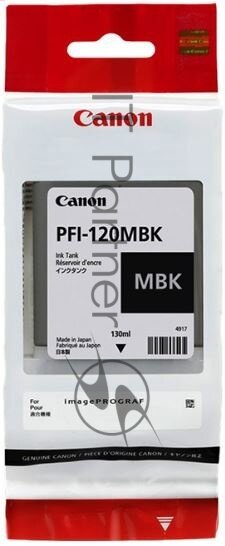 Картридж CANON PFI-120 MBK черный матовый [2884c001] - фото №15