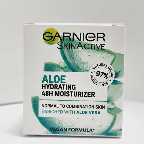 Крем дневной Garnier Skin Active Алоэ Вера увлажняющий 48 ч 50 мл (из Финляндии )