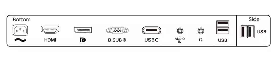 Монитор 23,8" Philips 243B9, FHD, IPS, VGA, DP, HDMI, 4xUSB 3.2, USB-C, Черный 243B9/00 - фото №11