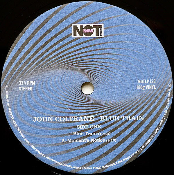 John Coltrane John Coltrane - Blue Train (180 Gr) Not Now Music Мистерия звука - фото №7