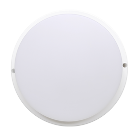 Ecola LED ДПП светильник с датчиком движения Круг накладной IP65 матовый белый 12W 220V 6500K 155x45 DMRD12ELC