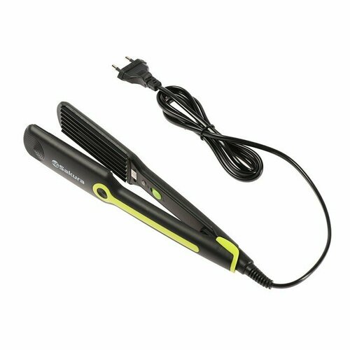 Щипцы-гофре Sakura SA-4518GR 40 Вт тефлоновое покрытие 90х40 мм 200С зеленые комплект из 2 шт 296600₽