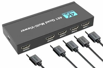 Hdmi Multiviewer Switch 4-1 переключатель, видеостена, видео стена