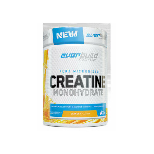 Everbuild Nutrition, CREATINE MONOHYDRATE™, 300г (55 порций) orange xplosion