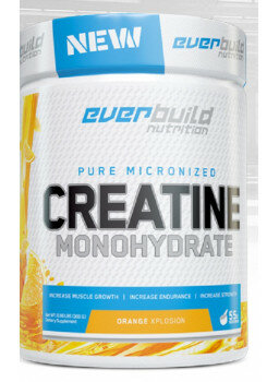 Everbuild Nutrition, CREATINE MONOHYDRATE™, 300г (55 порций) orange xplosion