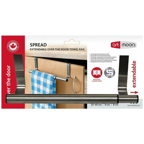 Раздвижной надвeрный держатель Art Moon Spread для полотенец х3шт