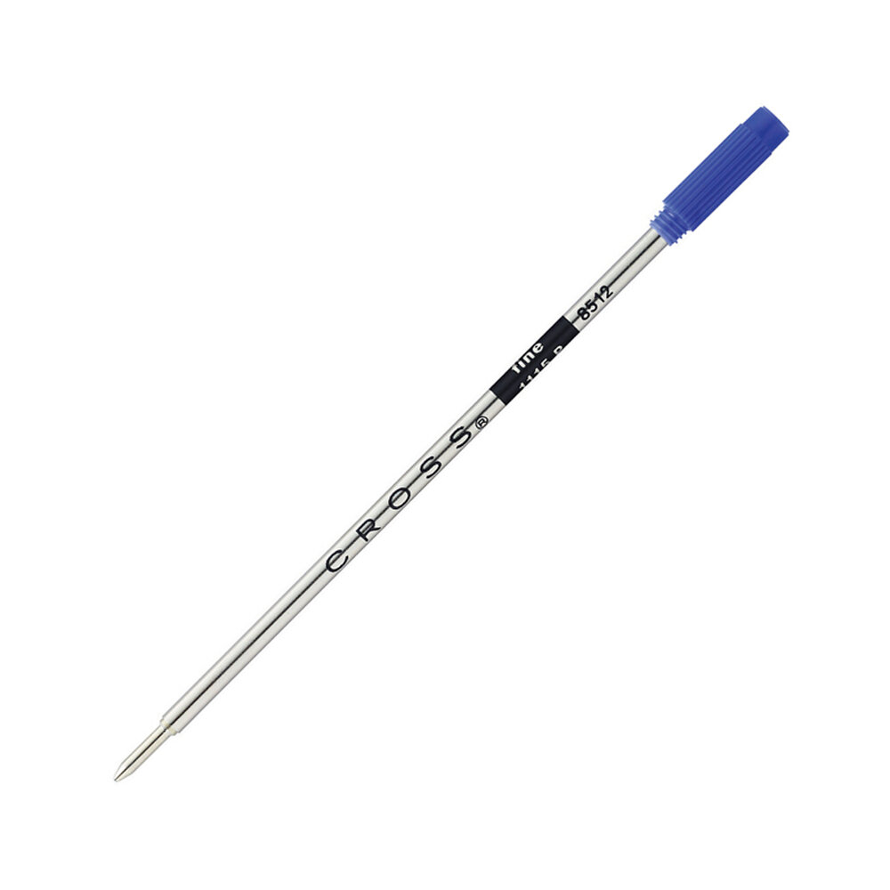 Стержень шариковый Cross тонкий - 0,5 мм, длиной 11,5 см, синий, в блистере 8512