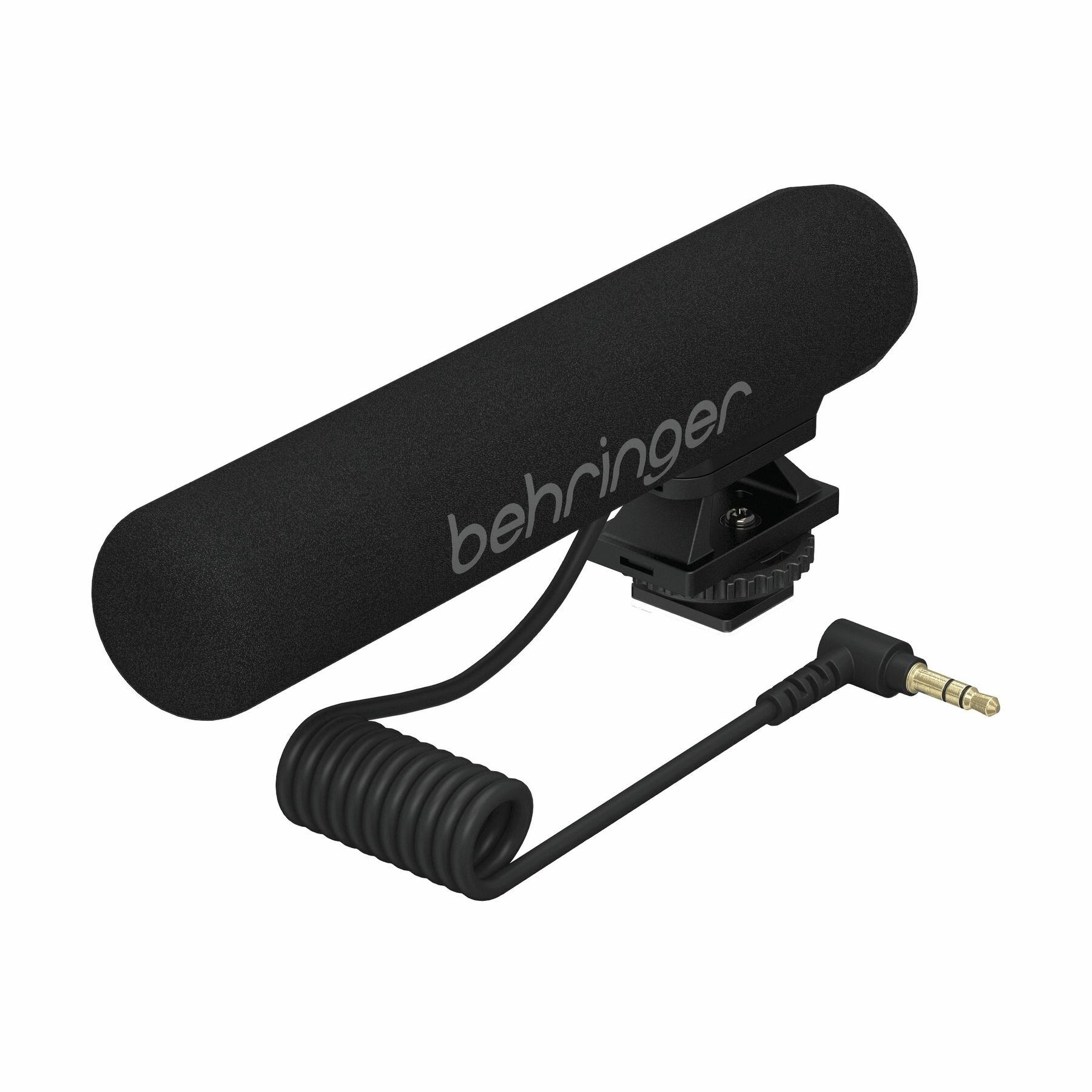 BEHRINGER GO CAM - компактный конденсаторный накамерный микрофон-пушка, 50 Гц - 18 кГц, кабель 0,4 м