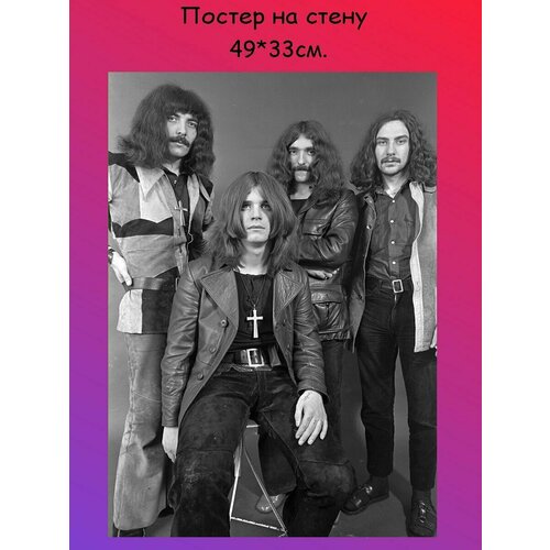 Постер, плакат на стену 'Black Sabbath' 49х33 см (A3+)