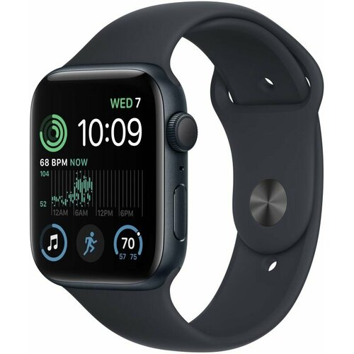Часы Apple Watch SE GPS 40 mm SM Корпус из алюминия спортивный ремешок полночно-черного цвета 3349000₽