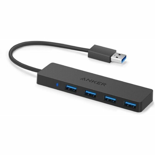 Хаб Anker 4-Port Ultra Slim USB30 UN Black A7516016 178900₽