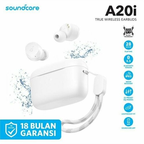 Беспроводные наушники Soundcore A20i EU Version - Оригинал - Новые , белый